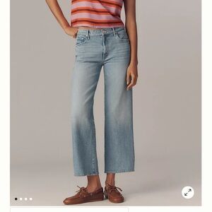 MOTHER The Maven Ankle Mid-Rise Straight-Leg Jeans